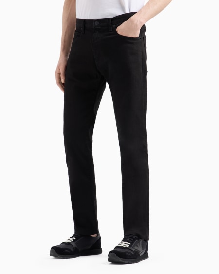 Armani Vaqueros J45 Regular Fit De Cómoda Sarga De Denim Lavado De 10 5 onzas