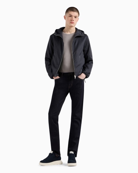 Armani Vaqueros J45 Regular Fit De Cómoda Sarga De Denim Lavado De 11 5 onzas