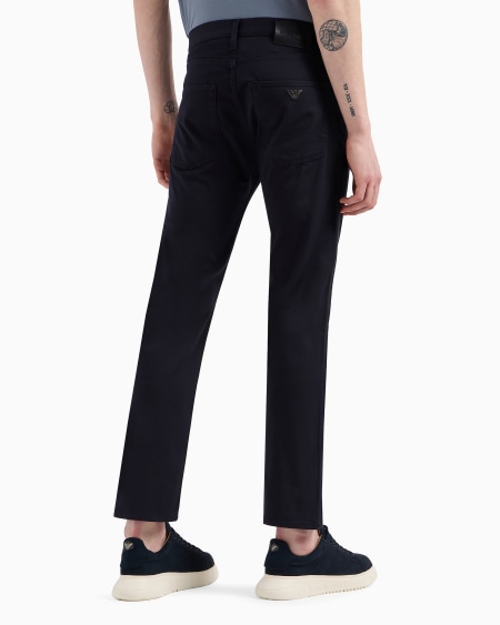 Armani Vaqueros J45 Regular Fit De Gabardina Elástica