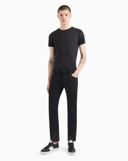 Armani Vaqueros J45 Regular Fit De Gabardina Elástica