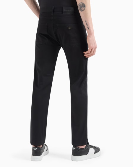 Armani Vaqueros J45 Regular Fit De Gabardina Elástica