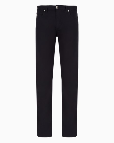 Armani Vaqueros J45 regular fit de gabardina elástica