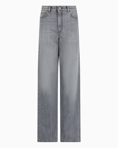 Armani Vaqueros J4B de cintura media alta y pernera recta de denim