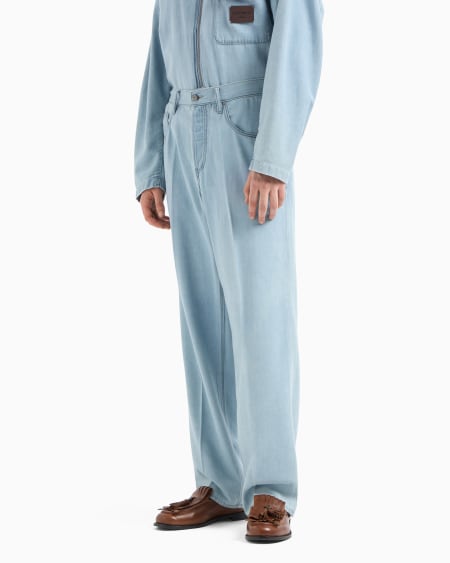 Armani Vaqueros J74 De Corte Holgado En Denim Con Mezcla De Lyocell De Tacto Suave