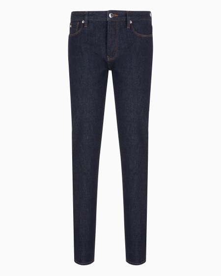 Armani Vaqueros J75 slim fit de denim lavado aclarado