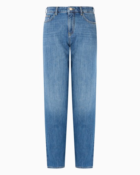 Armani Vaqueros J90 De Denim De Algodón Con Pernera Carrot
