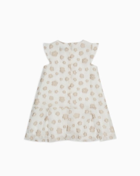 Armani Vestido Acampanado De Tejido Fil Coupé Con Motivo Floral