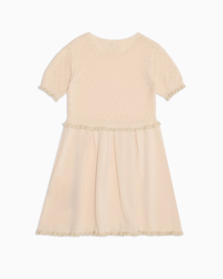 Armani Vestido De Punto Con Motivo Calado Special Occasion