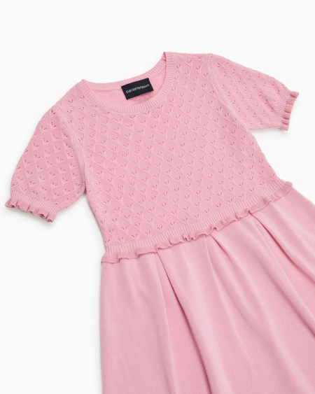 Armani Vestido De Punto Con Motivo Calado Special Occasion