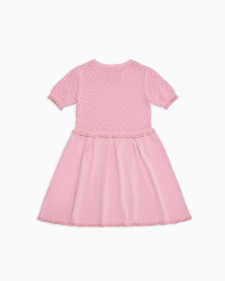 Armani Vestido De Punto Con Motivo Calado Special Occasion