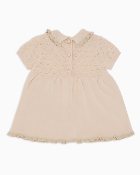 Armani Vestido De Punto Con Motivo Calado Special Occasion