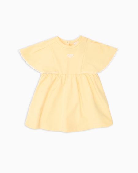 Armani Vestido de punto interlock con mangas de aleta