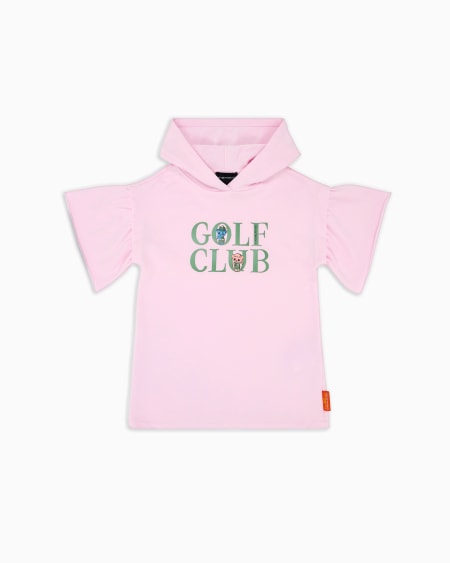 Armani Vestido de punto orgánico con estampado Manga Bear Crew ASV