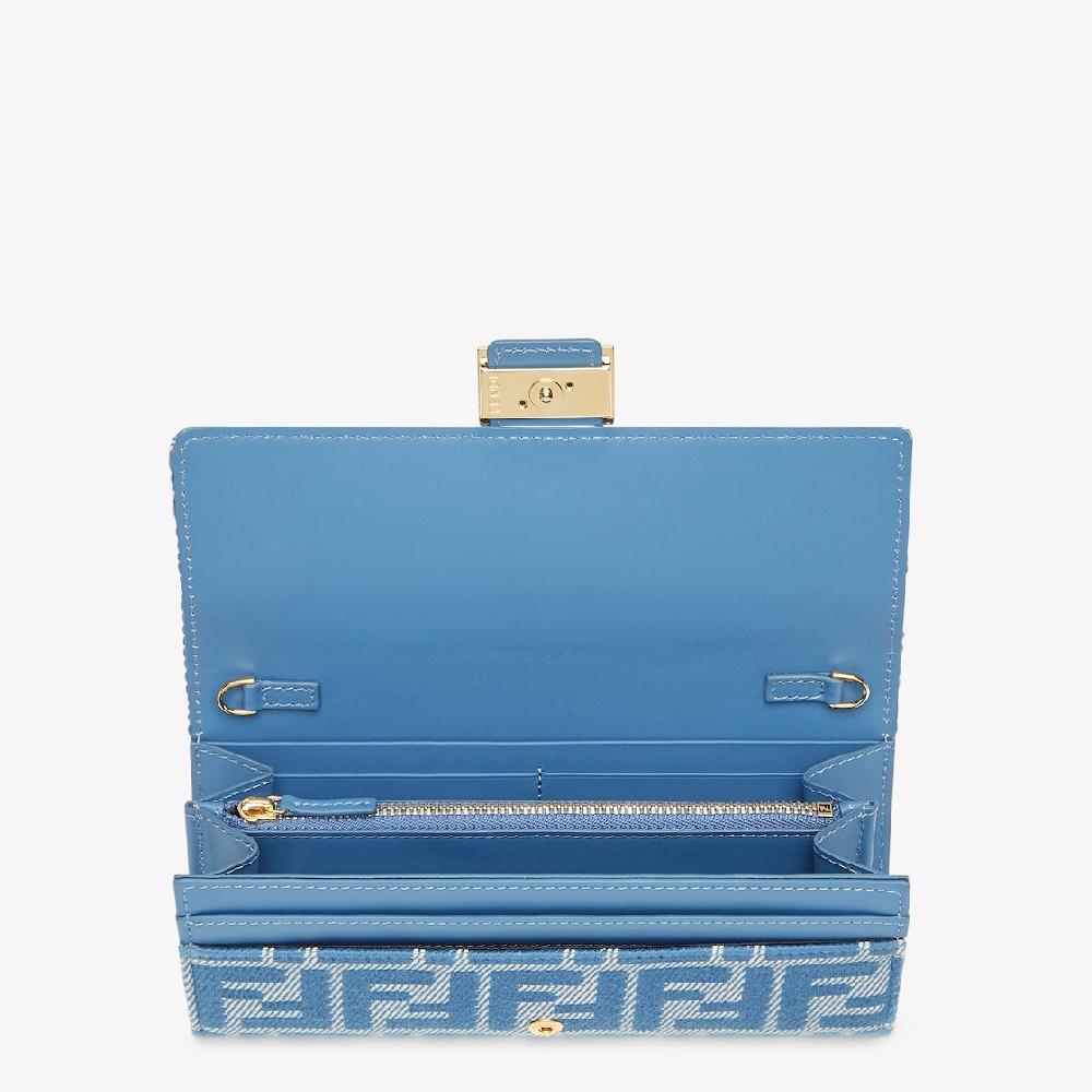 Fendi Cartera Continental Baguette Con Cadena