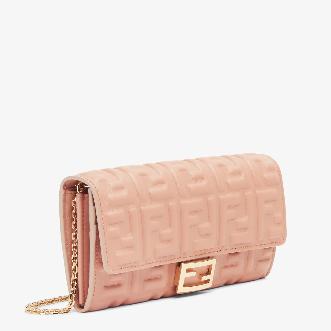 Fendi Cartera continental Baguette con cadena