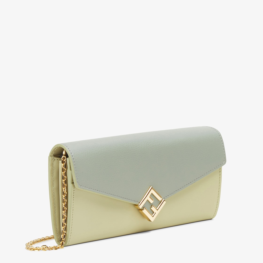 Fendi Cartera continental FF Diamonds con cadena