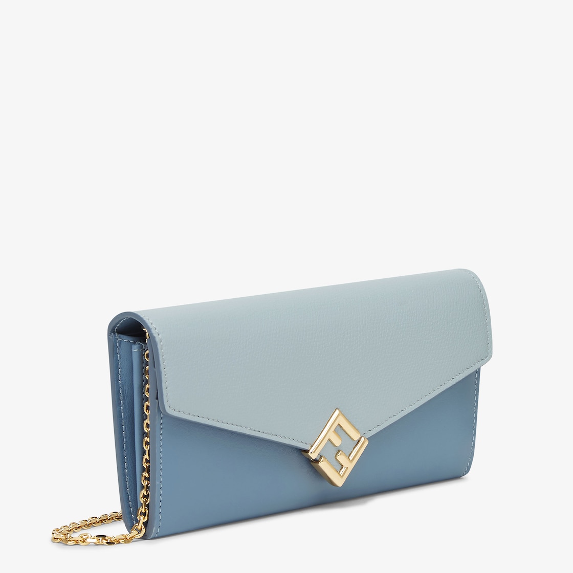 Fendi Cartera continental FF Diamonds con cadena