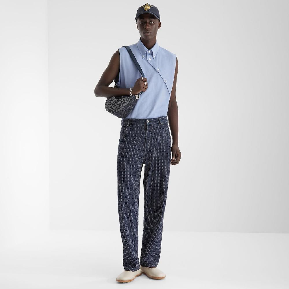 Fendi Pantalón Vaquero Largo