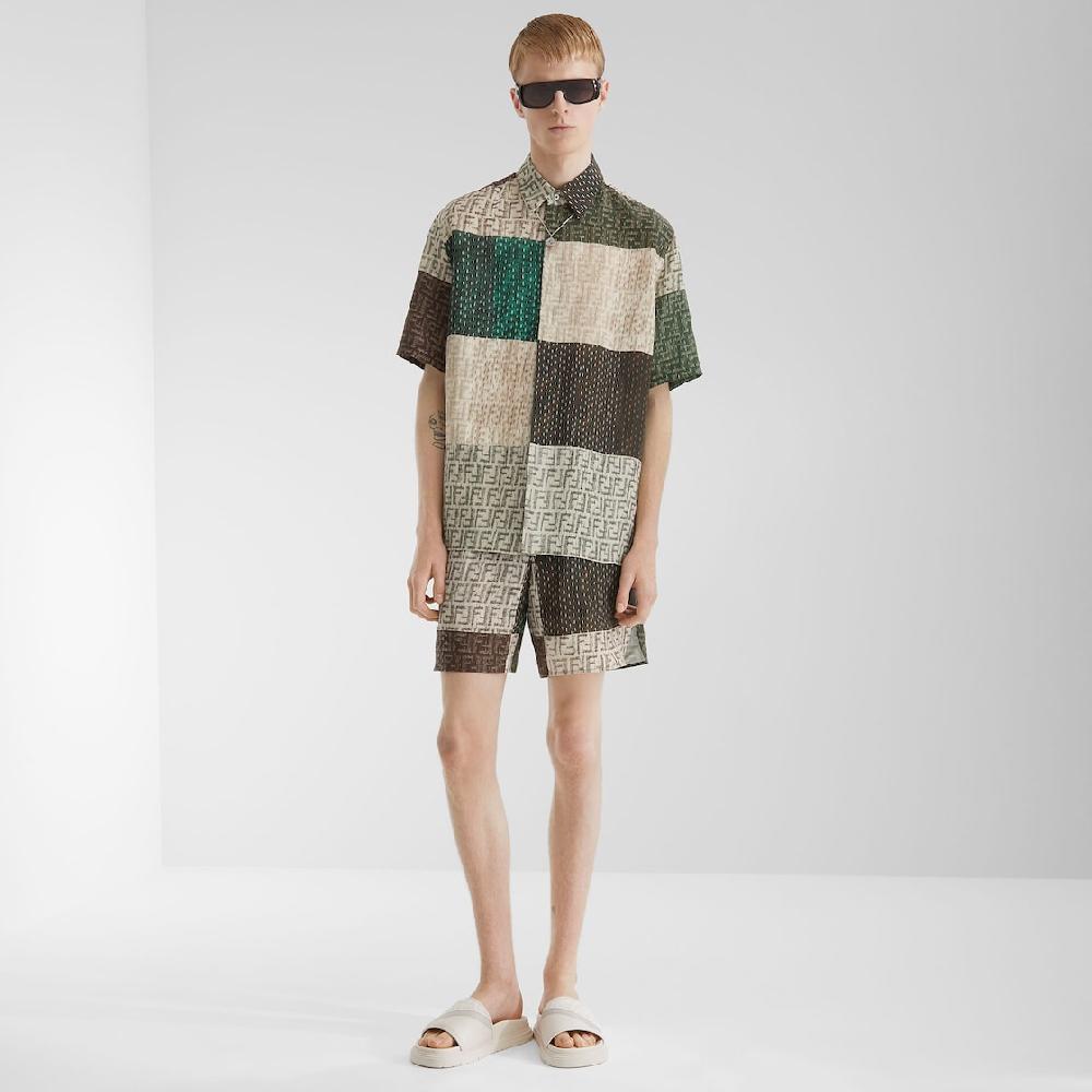 Fendi Sandalia Tipo Chancla Fendi Diagonal