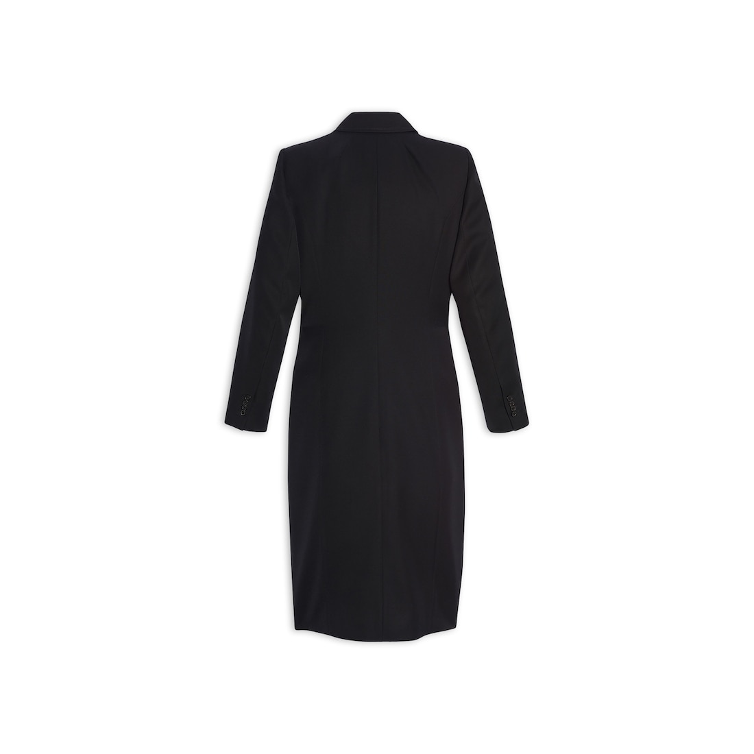 Balenciaga Abrigo Hourglass Para Mujer En Negro