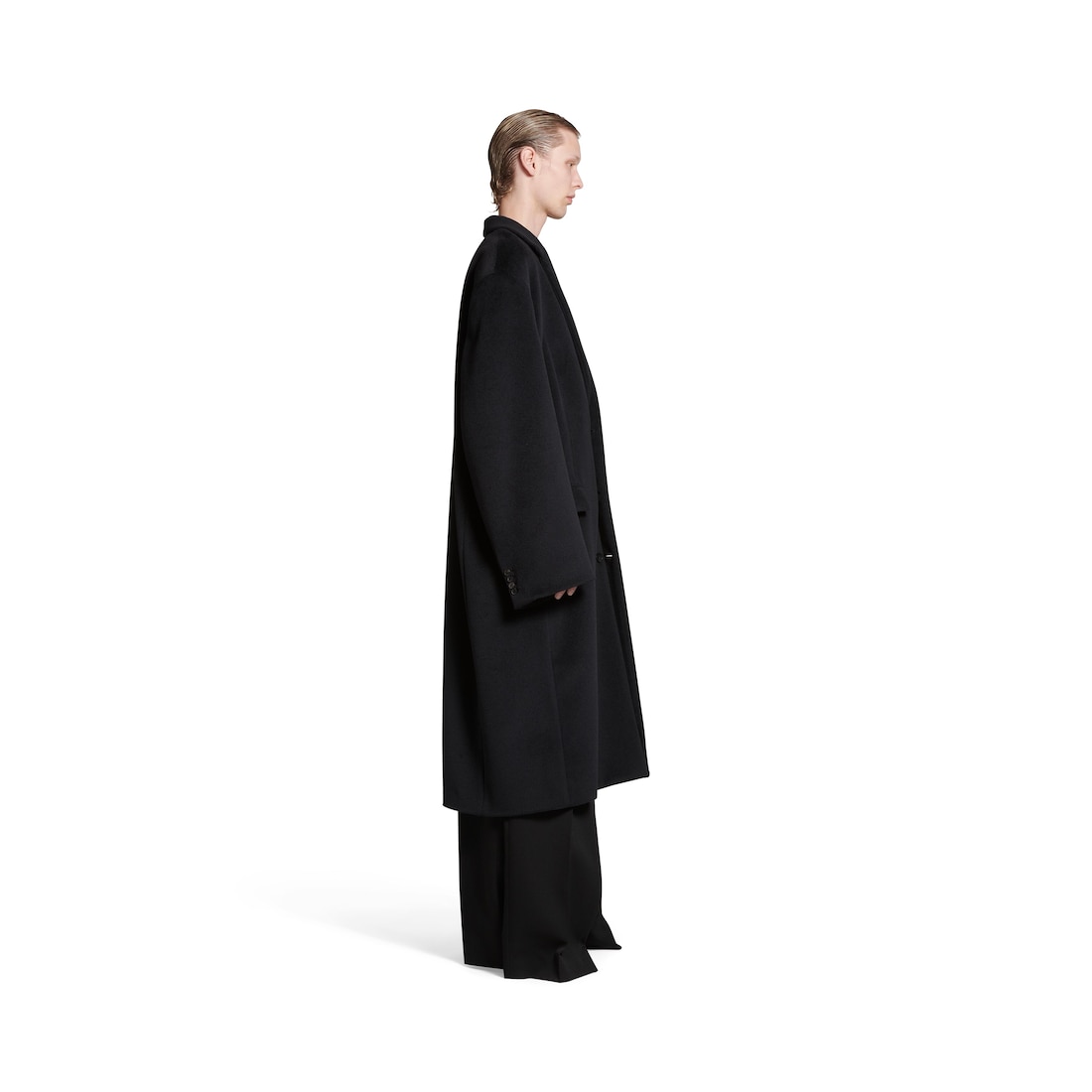 Balenciaga Abrigo Tailored Skater En Negro