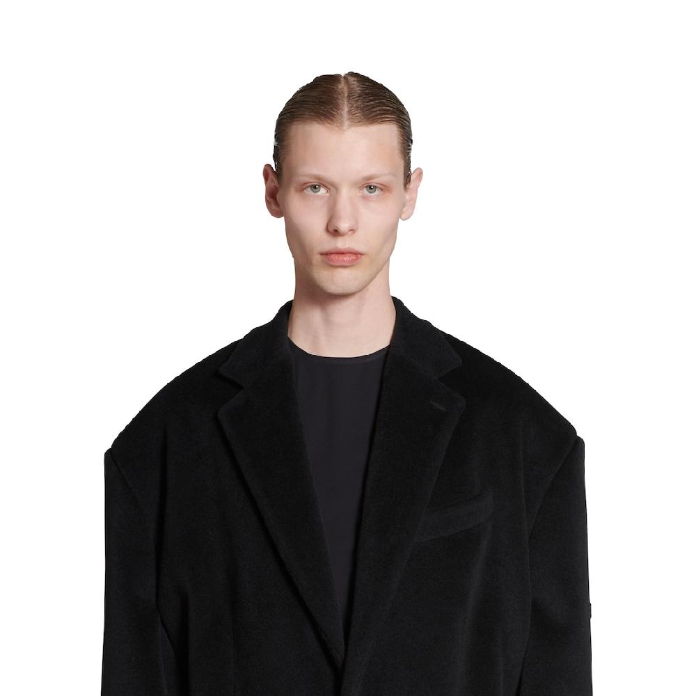 Balenciaga Abrigo Tailored Skater En Negro