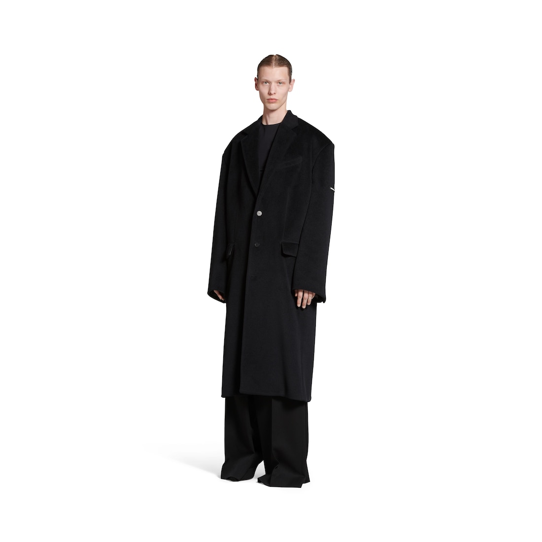 Balenciaga Abrigo Tailored Skater en Negro