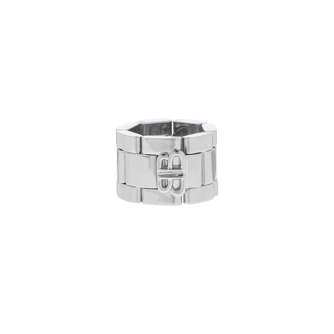 Balenciaga Anillo 24/7 para Mujer en Plateado