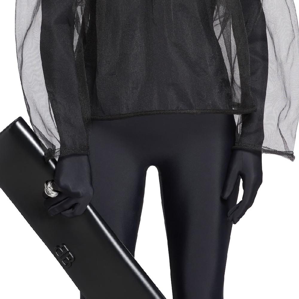 Balenciaga Anillo Saturne Para Mujer En Plateado