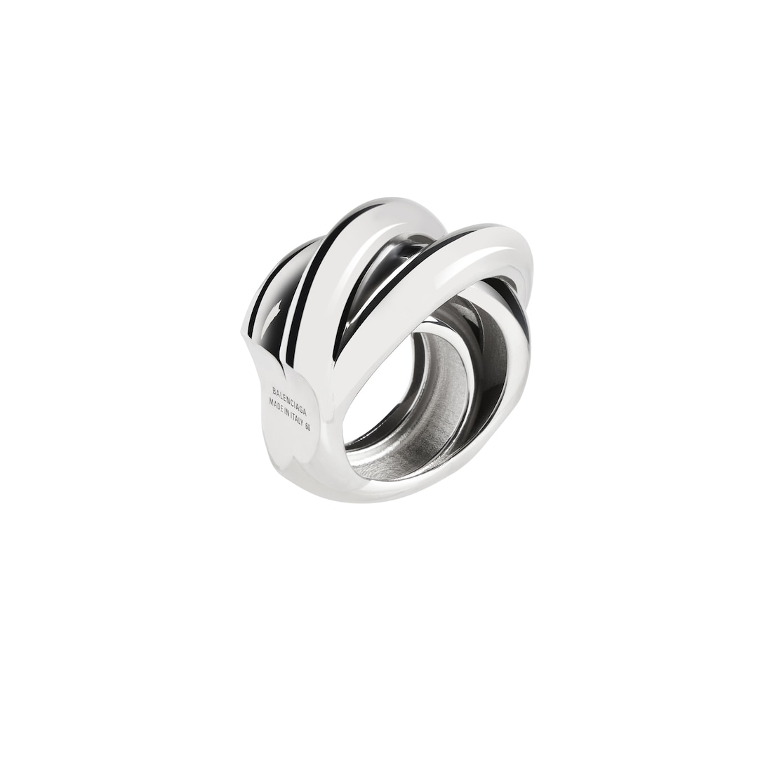 Balenciaga Anillo Saturne para Mujer en Plateado