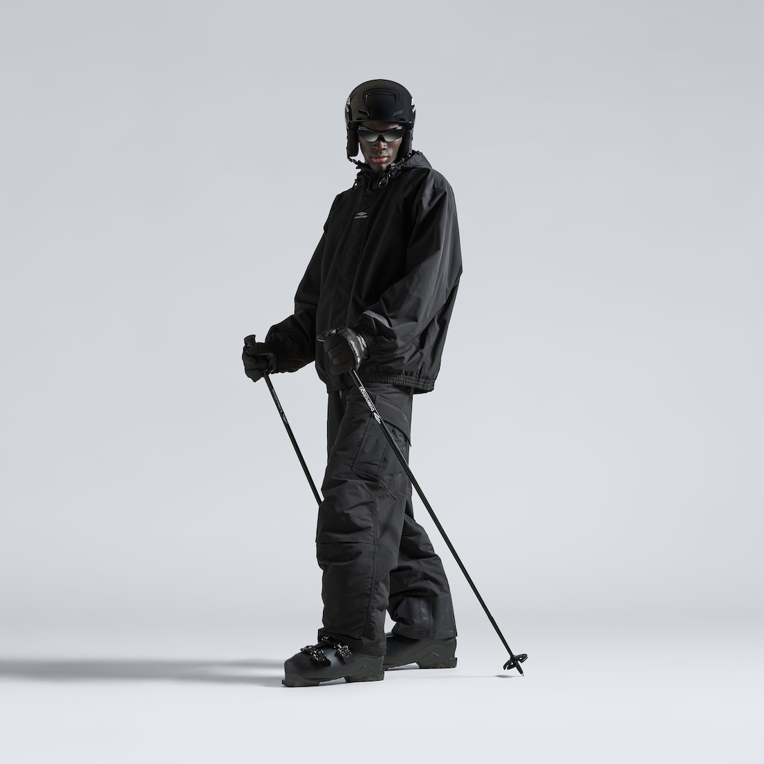 Balenciaga Bastones Ski En Negro