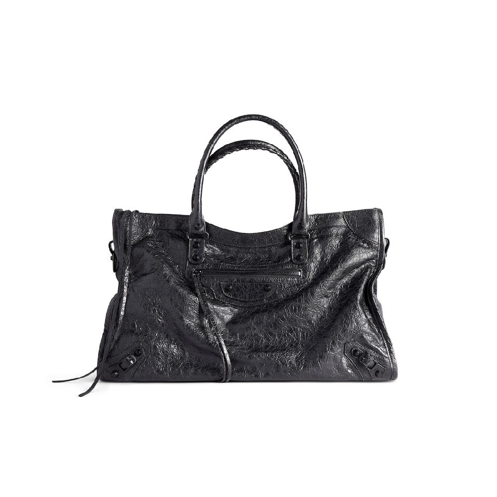 Balenciaga Bolso Le City Grande en Negro