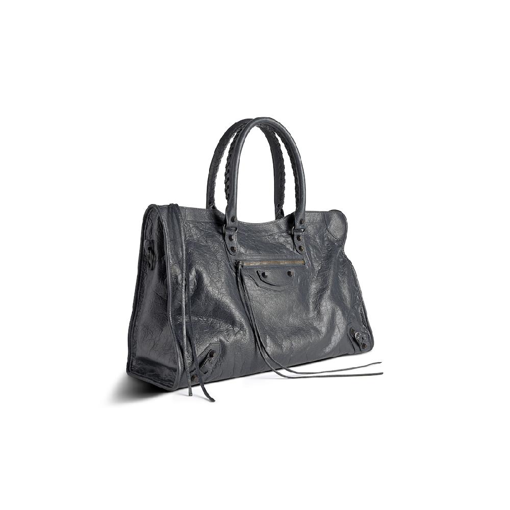 Balenciaga Bolso Le City Grande En Roca Volcánica