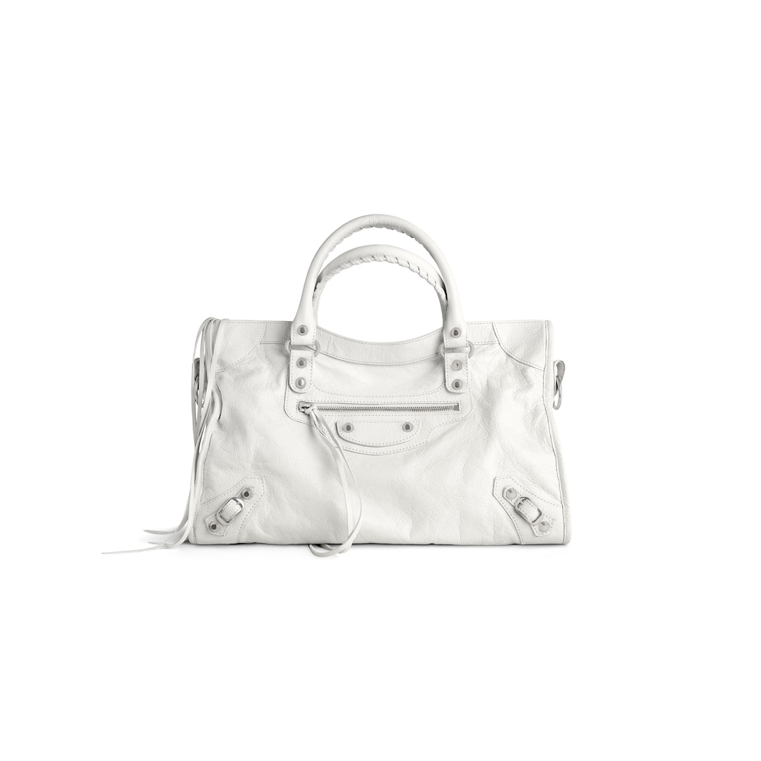 Balenciaga Bolso Le City Mediano en Blanco Óptico