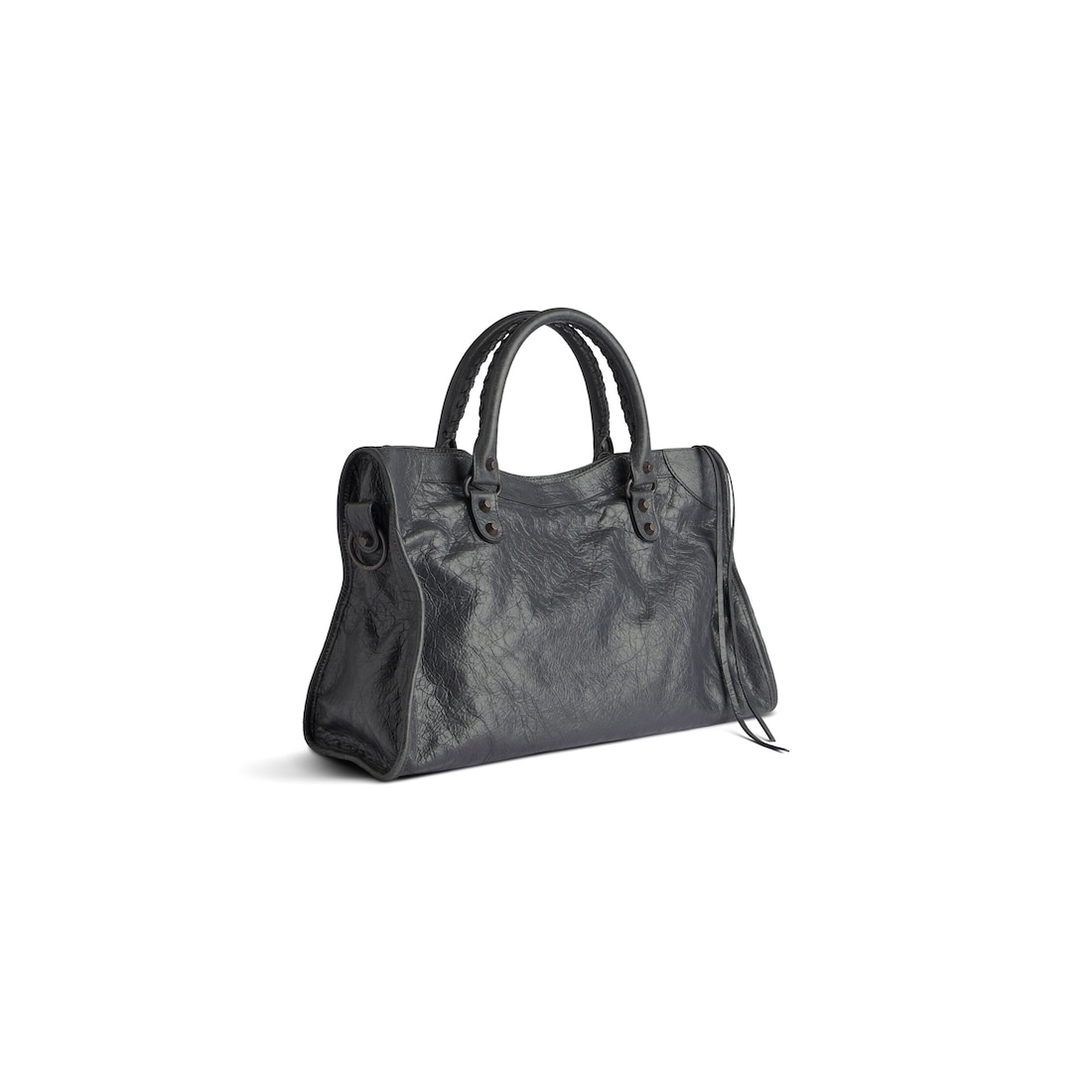 Balenciaga Bolso Le City Mediano En Roca Volcánica