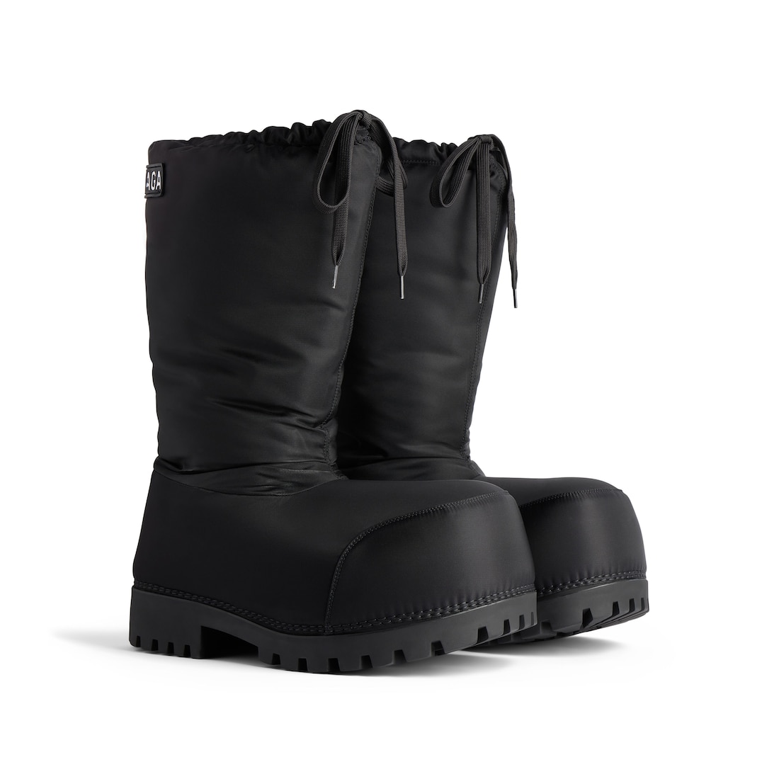 Balenciaga Bota Alta Alaska Para Hombre En Negro