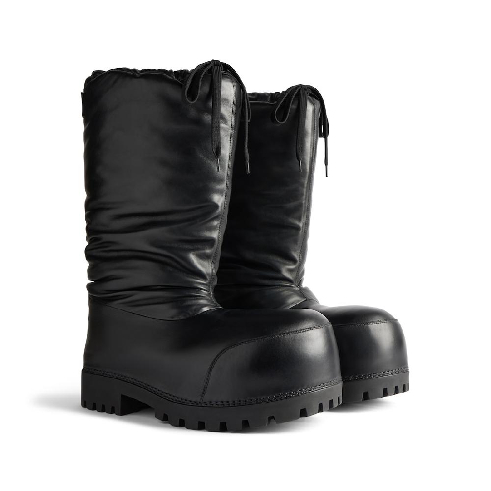 Balenciaga Bota Alta Alaska Para Hombre En Negro