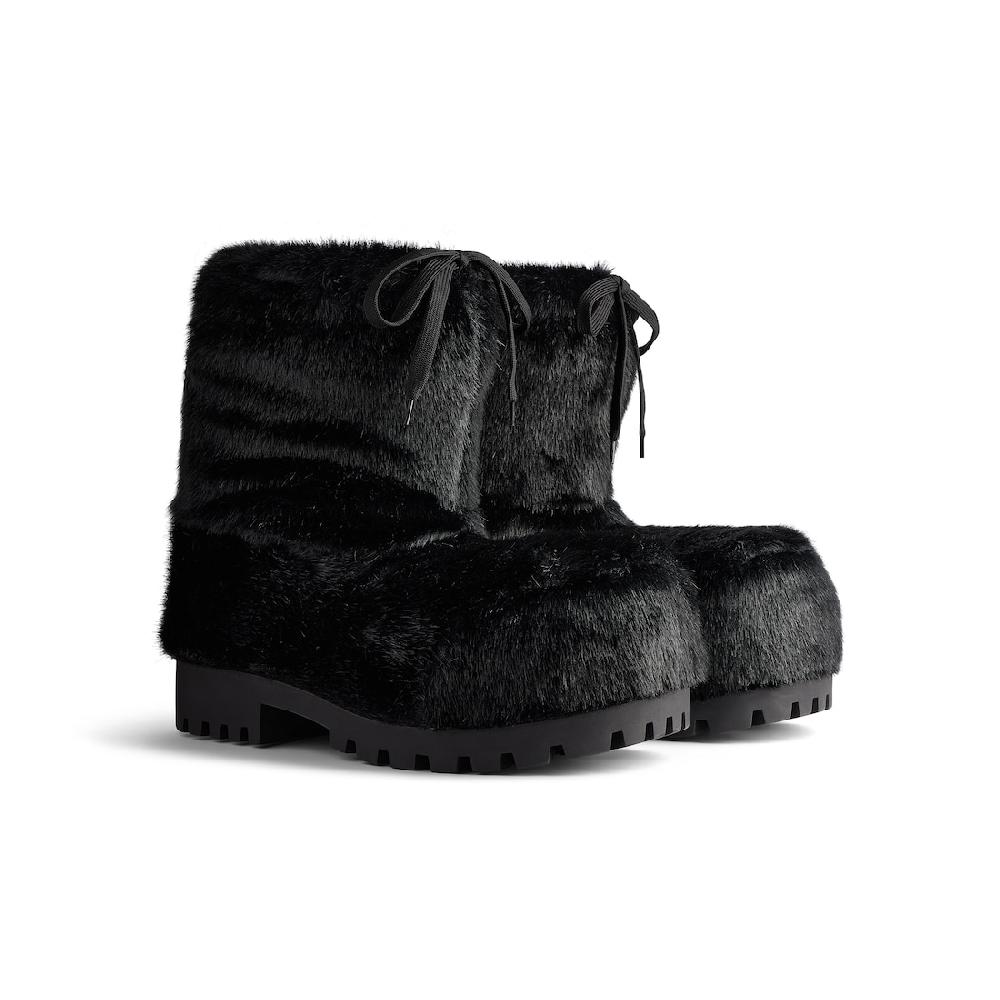 Balenciaga Bota Baja Alaska Para Mujer En Negro