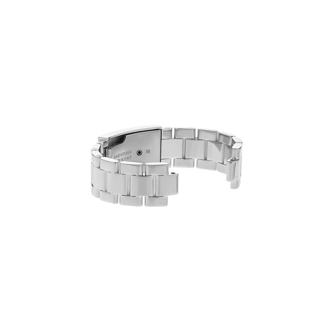 Balenciaga Brazalete 24/7 Para Mujer En Plateado