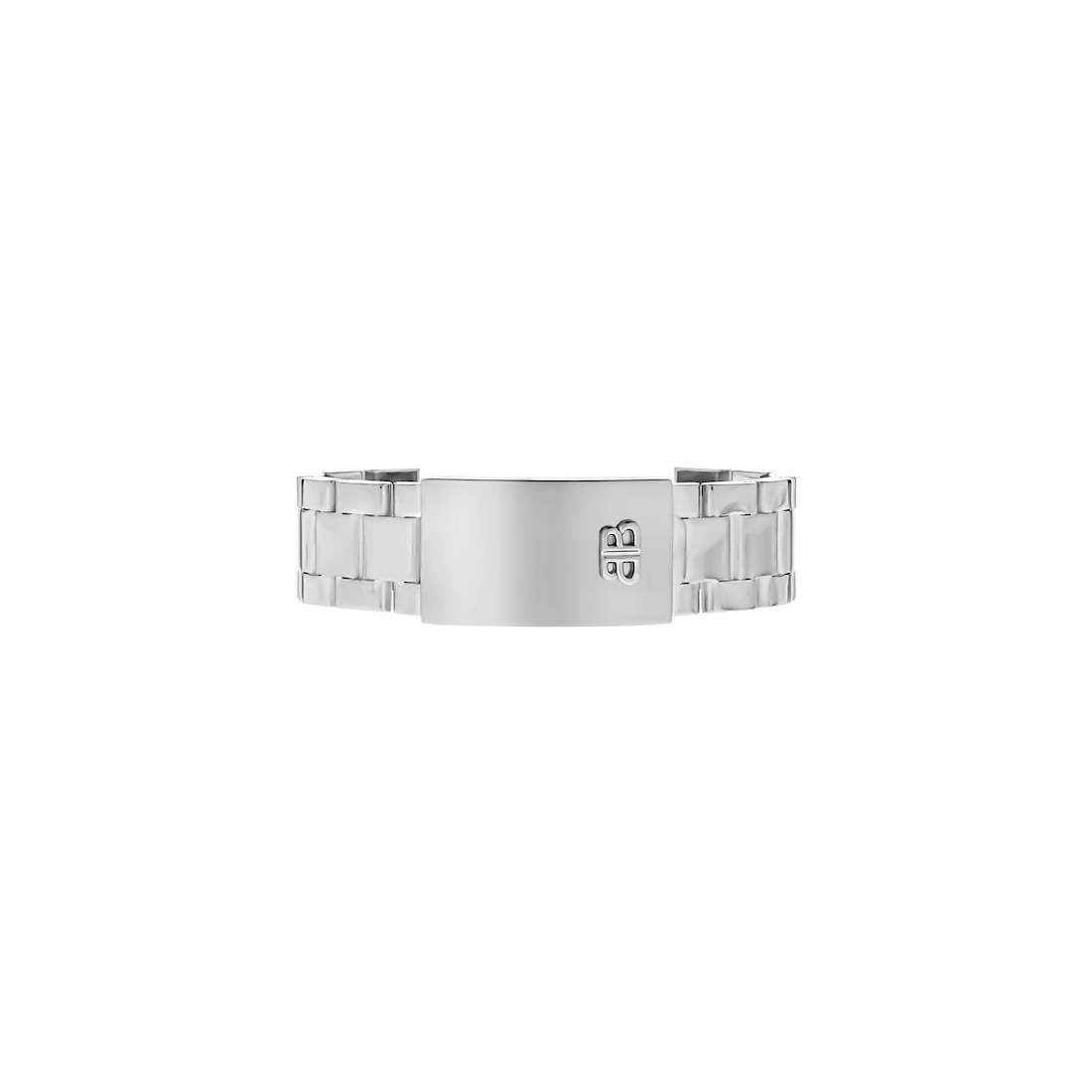 Balenciaga Brazalete 24/7 para Mujer en Plateado