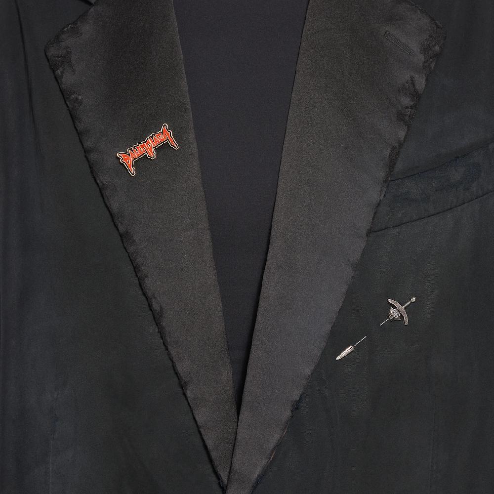 Balenciaga Broche Goth Sword En Plateado Antiguo