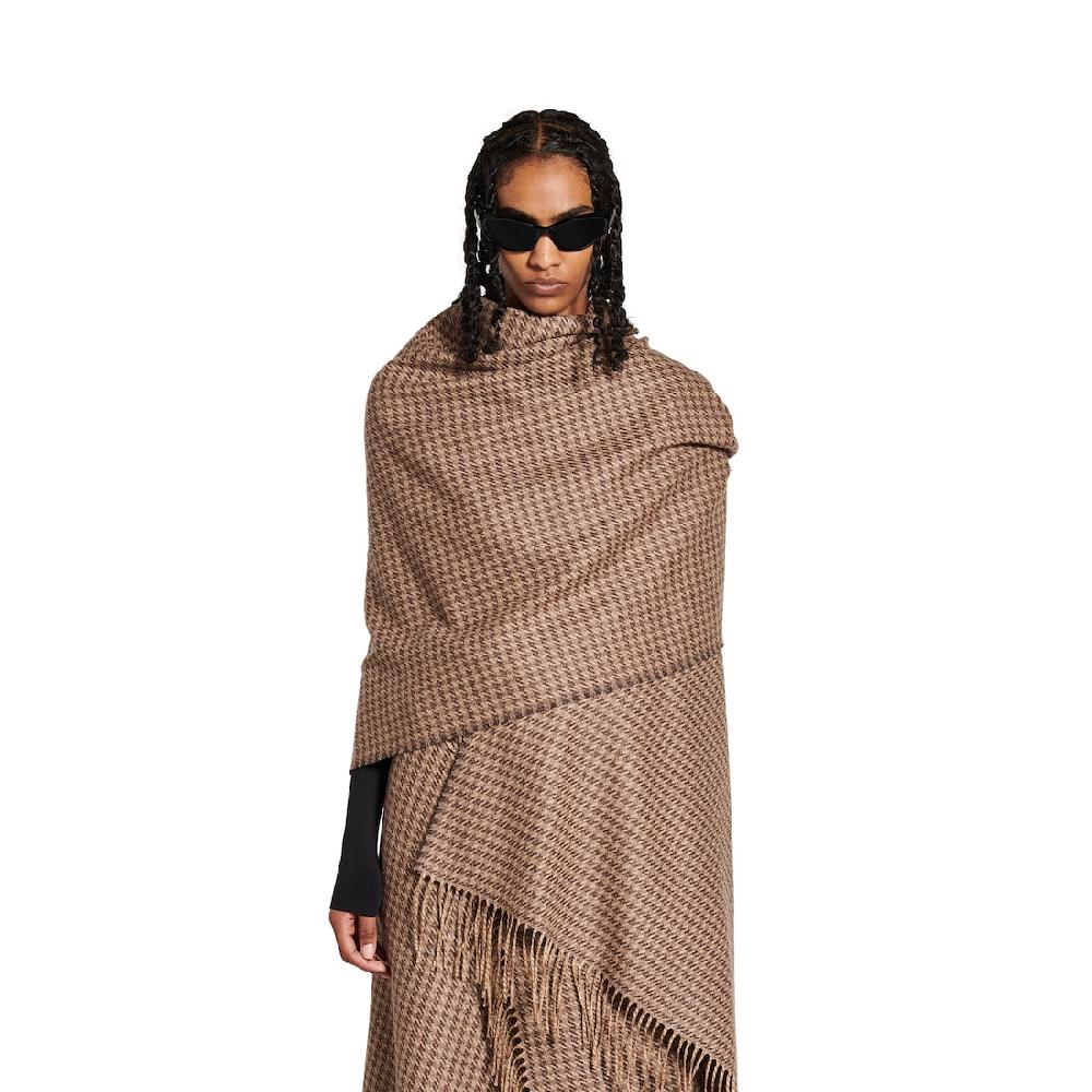 Balenciaga Bufanda Para Mujer En Marrón