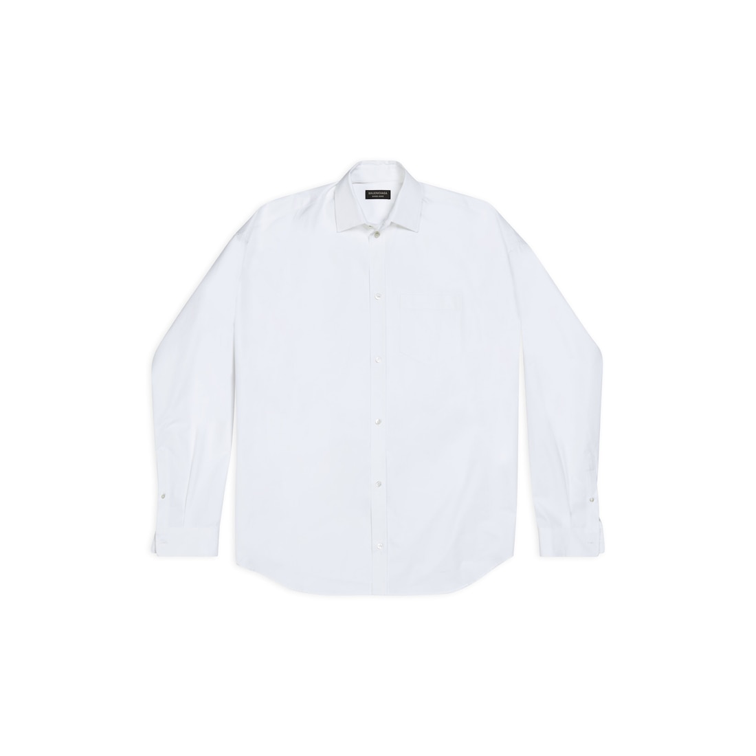 Balenciaga Camisa Cocoon Para Hombre En Blanco