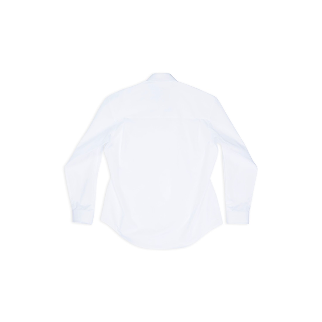 Balenciaga Camisa Hourglass Para Mujer En Blanco