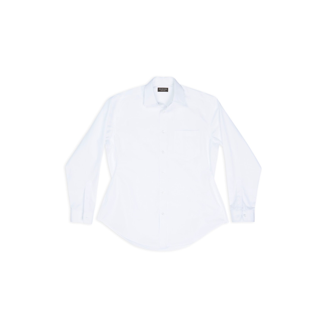 Balenciaga Camisa Hourglass para Mujer en Blanco