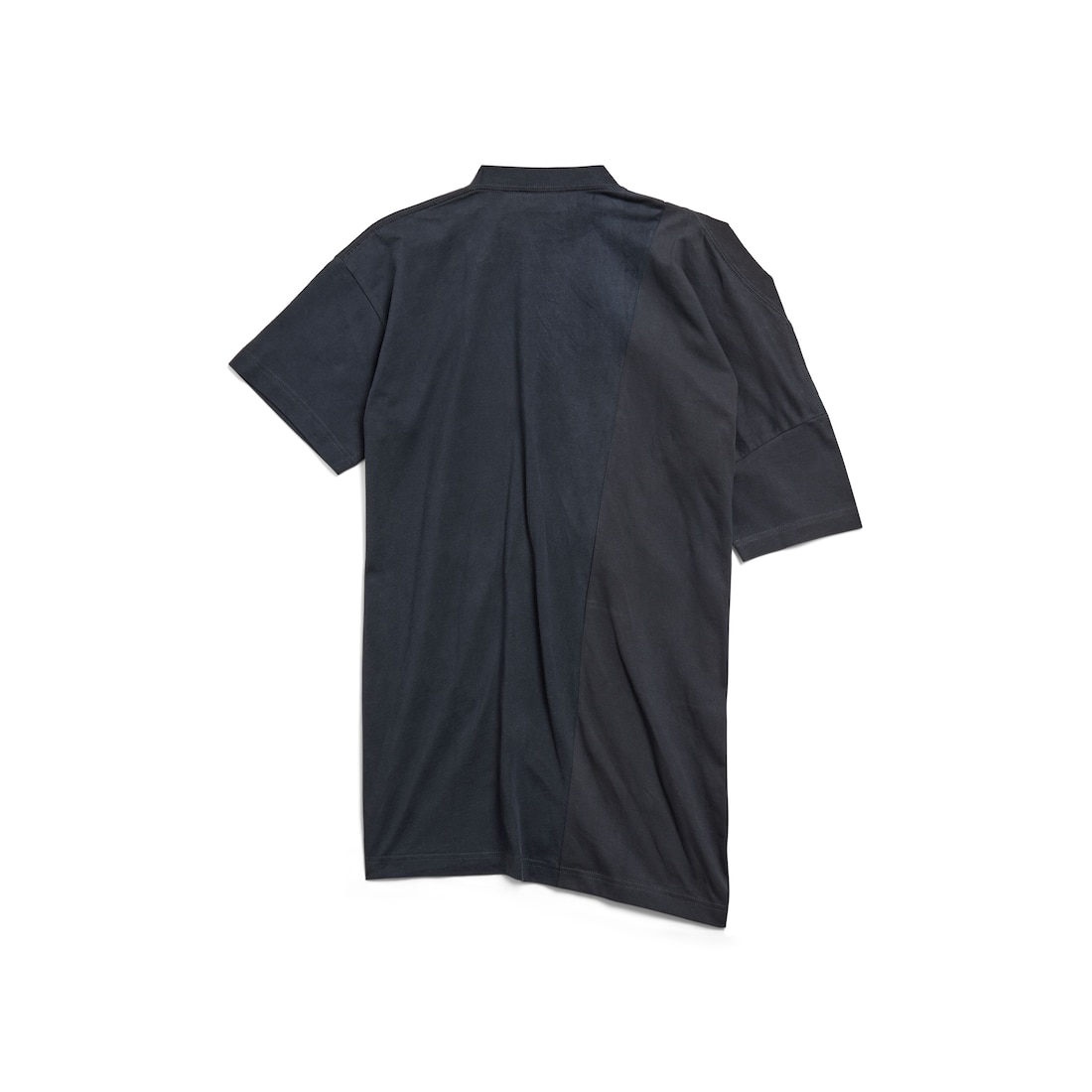 Balenciaga Camiseta 50-50 Para Mujer En Negro