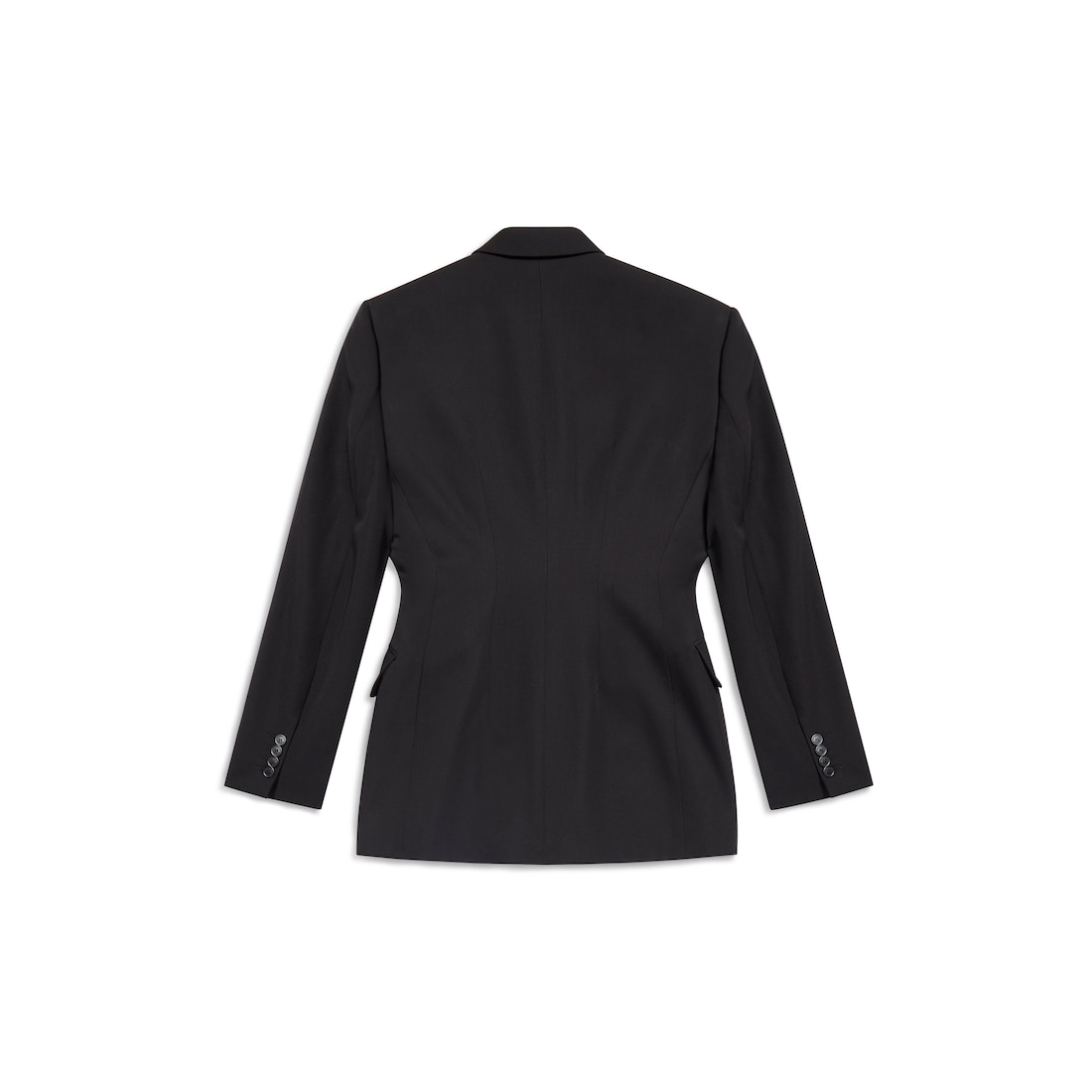 Balenciaga Chaqueta Cinched Para Mujer En Negro