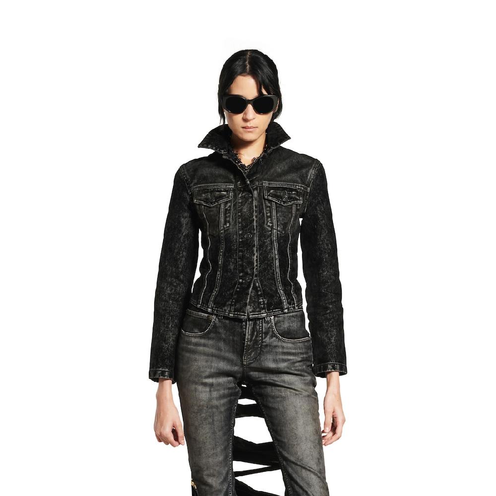 Balenciaga Chaqueta Con Encaje Para Mujer En Negro