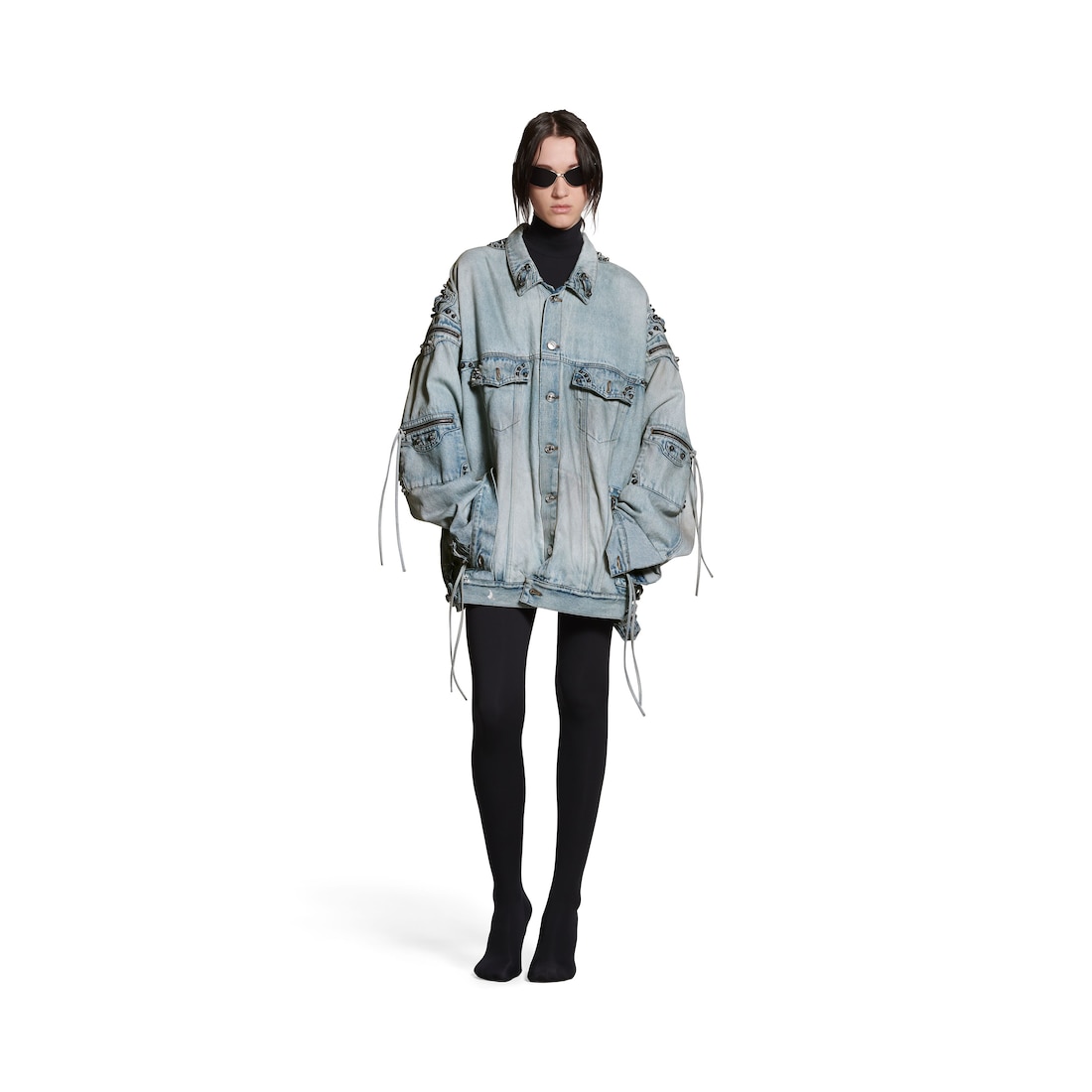 Balenciaga Chaqueta Oversize Cagole En Azul