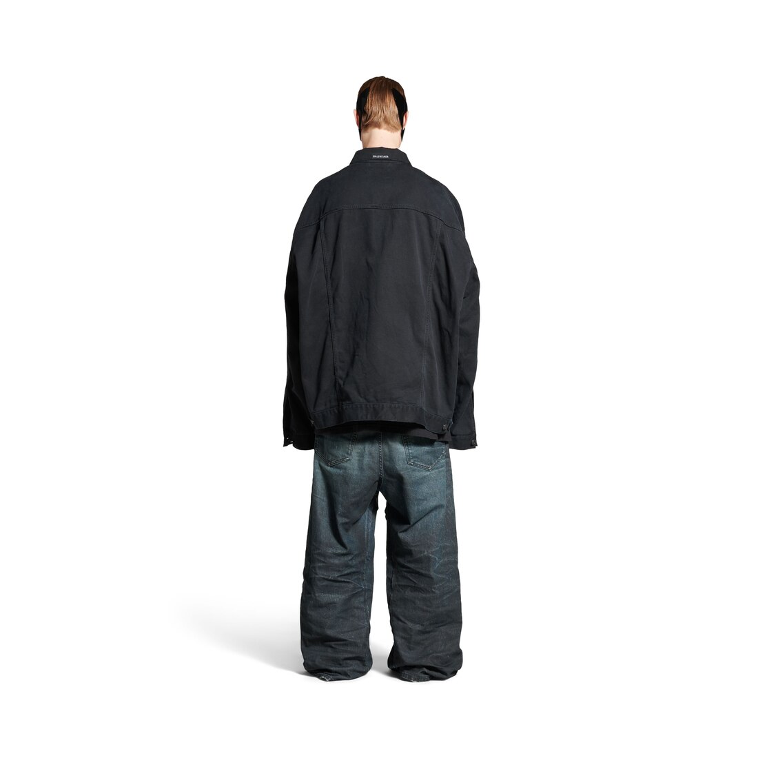 Balenciaga Chaqueta Oversize Para Hombre En Negro